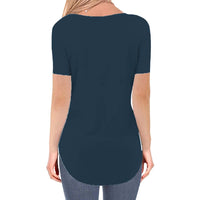 KYKU Pirate Shirt Women Costume V Neck Funny Simple Pirates Costumes Ladies