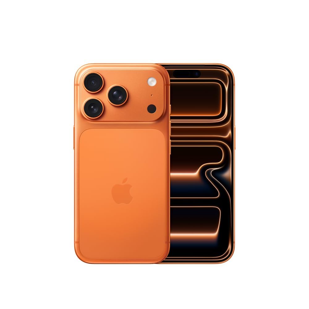 Apple iPhone 17 Pro, US Version, 1TB, eSIM, Cosmic Orange for T-Mobile (Renewed Premium)