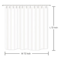Shocur Grey Elephant Shower Curtain, Tropical African Large Wild Animal and Fall Sunset Forest Trees Scenery, 72 x 72 Inches Polyester Fabric Bathroom Decor Set with 12 Hooks