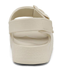 ChayChax Toddler Boys Girls Double Buckle Sandals Children's Adjustable Back Strap Water Sandal, Beige, 6 Toddler