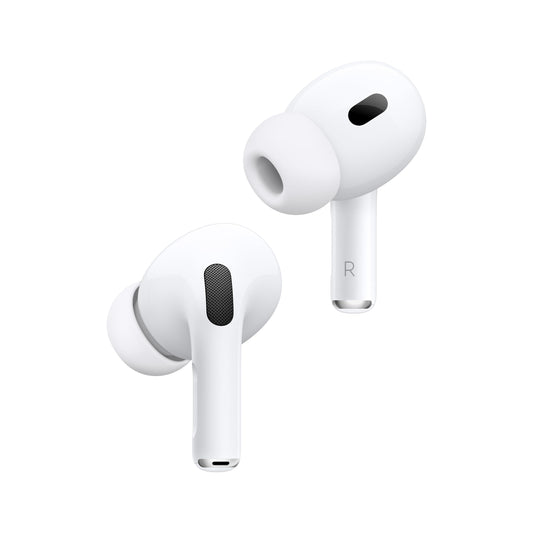 Apple AirPods Pro (2nd Generation) Wireless Ear Buds with USB-C Charging, Up to 2X More Active Noise Cancelling Bluetooth Headphones, Transparency Mode, Adaptive, Personalized Spatial Audio, White