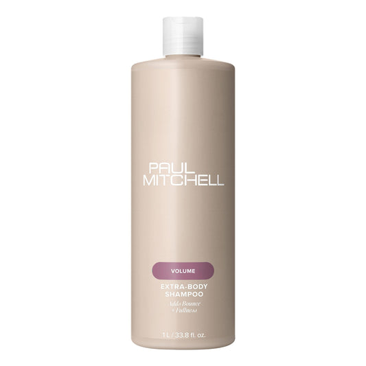 Paul Mitchell Extra-Body Shampoo, Adds Bounce + Fullness, For Fine Hair, 33.8 fl oz