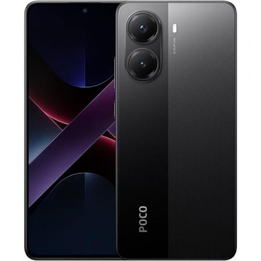 XIAOMI Poco X7 PRO 5G + 4G LTE (for Tmobile Mint Tello & Global) (256GB + 8GB) Ai 6.67" 50MP Gamers Phone NFC Dual sim Unlocked Model 2412DPC0AG (Black.)
