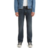 Levi's Men's 505 Regular Fit Jeans (Also Available in Big & Tall), Dark Stonewash, 36W x 32L