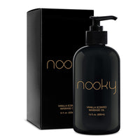 Nooky Vanilla Massage Oil with Fractionated Coconut Oil.16 Ounce