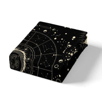 Feelyou Sun and Moon Fitted Sheet Boho Exotic Bedding Set Galaxy Astrology Bed Sheet Set for Boys Girls Kids Teens Bedroom Decor Chic Cute Luxury Zodiac Signs Bed Cover Bedding Sheet Queen Size 4Pcs