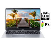 acer Aspire 5 Slim Laptop, 15.6 inches Full HD IPS Display, AMD Ryzen 3 3200U, Vega 3 Graphics, 4GB DDR4, 128GB SSD, Backlit Keyboard, Windows 10 in S Mode, A515-43-R19L, Silver