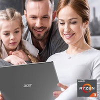 acer Aspire 5 Slim Laptop, 15.6 inches Full HD IPS Display, AMD Ryzen 3 3200U, Vega 3 Graphics, 4GB DDR4, 128GB SSD, Backlit Keyboard, Windows 10 in S Mode, A515-43-R19L, Silver