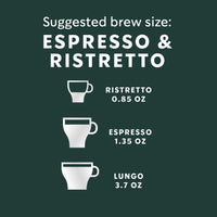 Starbucks by Nespresso Original Line Dark Roast Espresso, 50-count Espresso Pods