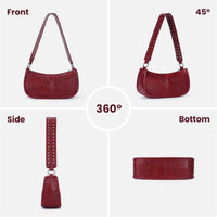 GETERUUV Shoulder Bags for Women Y2k Purse and Handbags Retro Studded Crossbody Bag Small Shoulder Purse Leather Hobo Handbag