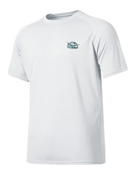 Willit Men's Rashguard Swim Shirt Short Sleeve UPF 50+ Sun Protection SPF Quick Dry Water Shirt White L