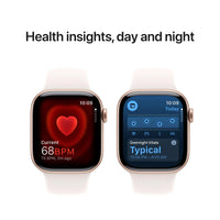 Apple Watch Series 10 [GPS, 42mm] - Rose Gold Aluminum Case with Light Blush Sport Band, S/M (Renewed)