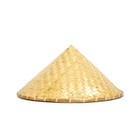 Outdoor Shaping Chinese Rice Bamboo Hat for Men, Asian Straw Sun Hats for Farmer Patty, Samurai, Helloween, Cospaly