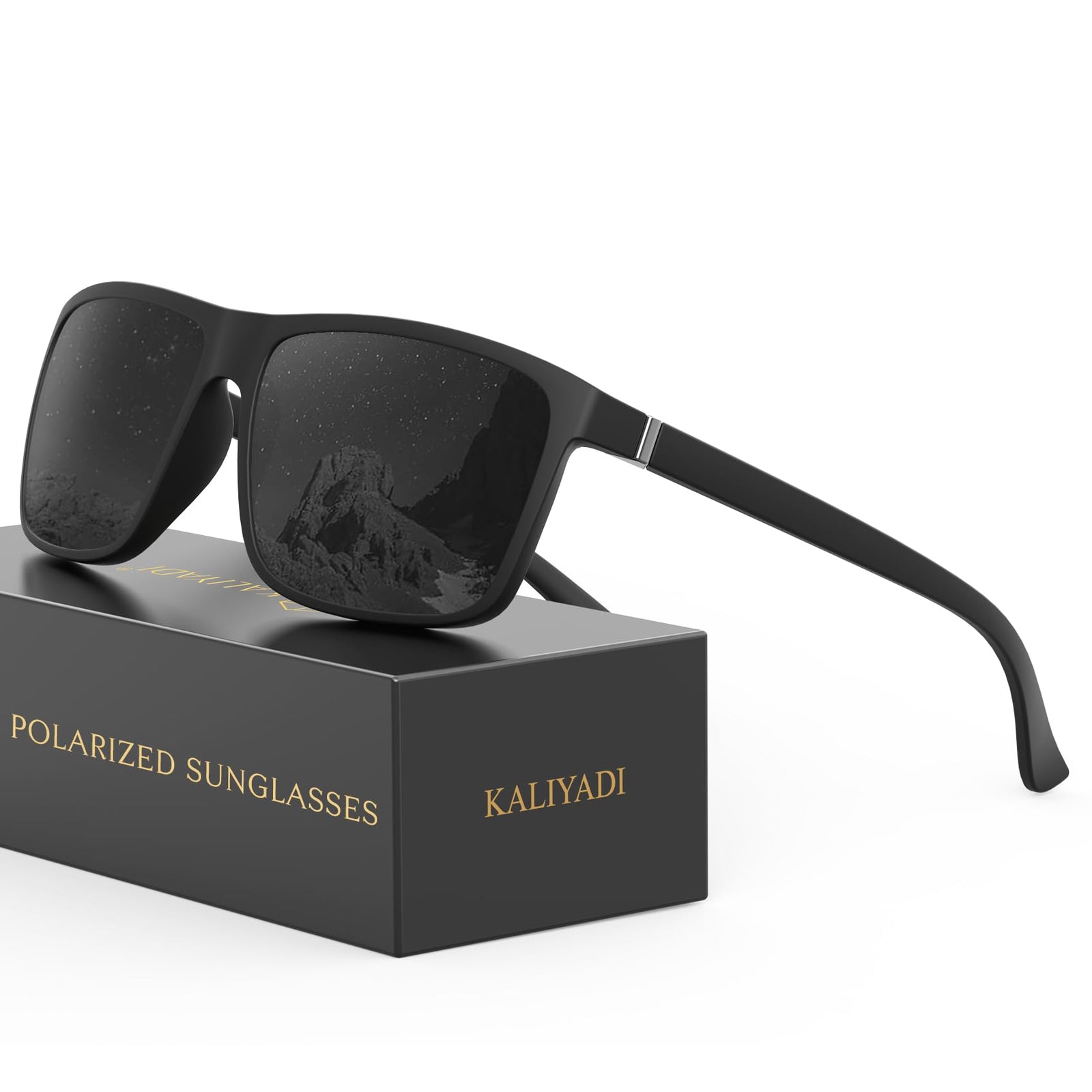 KALIYADI Sunglasses for Mens Polarized-Sunglasses: Men Sun Glasses with UV400 Protection for Driving Fishing Golf