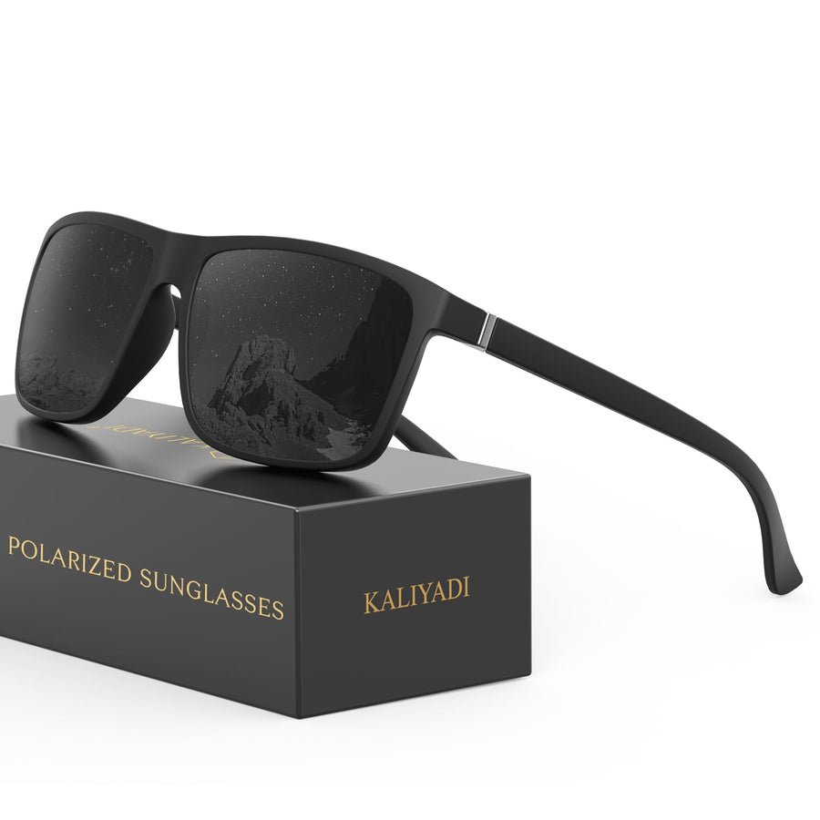 KALIYADI Sunglasses for Mens Polarized-Sunglasses: Men Sun Glasses with UV400 Protection for Driving Fishing Golf