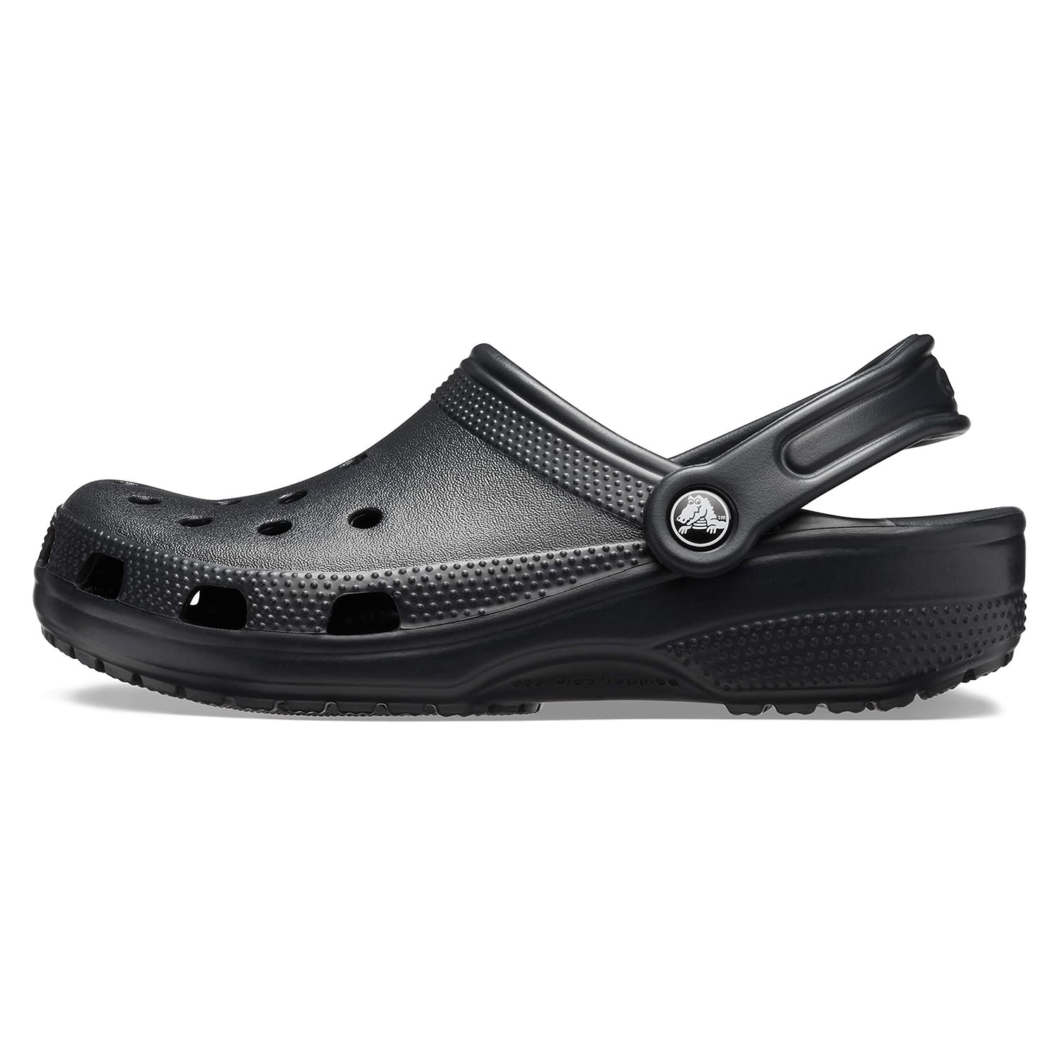 Crocs Unisex-Adult Classic Clog, Clogs for Women and Men, Black, 10 Women/8 Men
