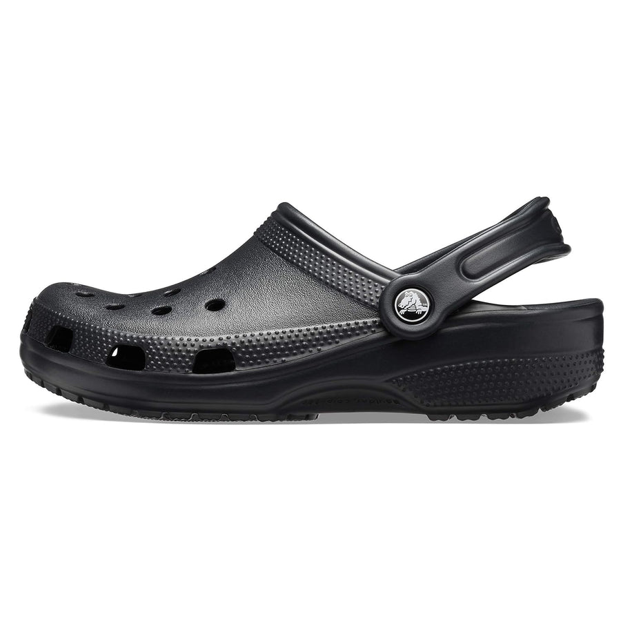 Crocs Unisex-Adult Classic Clog, Clogs for Women and Men, Black, 10 Women/8 Men