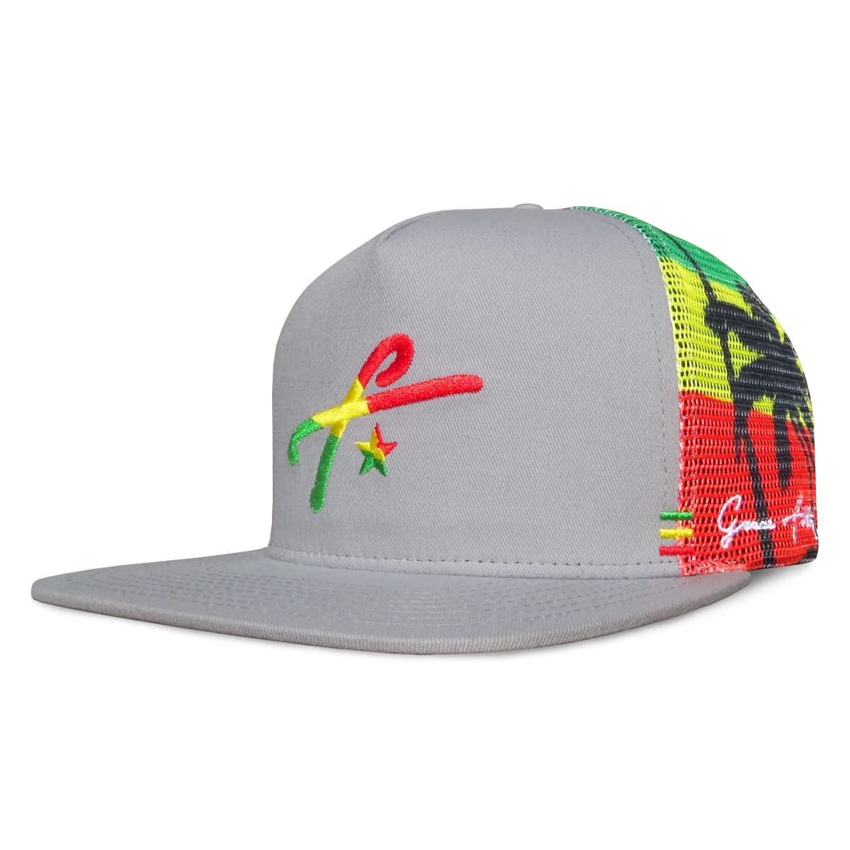 Grace Folly Trucker Hat for Men & Women. Snapback Mesh Caps (US, Alpha, One Size, One Size, Rasta)