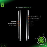 GIGABYTE AERO X16, Copilot+ PC - 165Hz 2560x1600 WQXGA - NVIDIA GeForce RTX 5070 - AMD Ryzen AI 7 350-1TB SSD with 32GB DDR5 RAM - Windows 11 Home - Lunar White