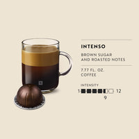 Nespresso Capsules Vertuo, Intenso, Dark Roast Coffee, 30-Count Coffee Pods, Brews 7.8oz.