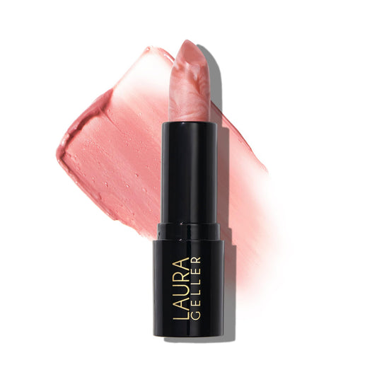 LAURA GELLER NEW YORK Italian Marble Sheer Lipstick - Berry Vanilla - Hydrating & Lightweight - Vitamin E & Caster Seed Oil - Cream Finish