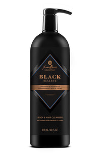Jack Black - Black Reserve Body & Hair Cleanser, 33 Fl Oz – Cardamom & Cedarwood - Men’s Body Wash, Shampoo Haircare, Dual-Purpose Men’s Cleanser, Sulfate-Free