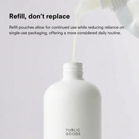 Public Goods Shower Essentials for Men and Women | Natural Shampoo, Conditioner & Body Wash | Made with Organic Essential Oils | Sulfate & Paraben Free | Vegan Friendly | 12 Fl Oz Bottles