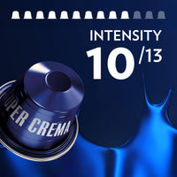 Lavazza Super Crema Aluminum Capsules Compatible with Nespresso* Original Machines, Medium Roast, Arabica and Robusta Blend (10 Capsules)