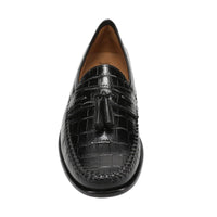 Florsheim Pisa Moc Toe Tassel Loafer Men's Slip On, 9.5 D(M) US, Black