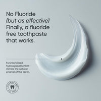 Gutology Natural Probiotic Hydroxyapatite Toothpaste 5.5 Fl Oz Fluroide Free Toothpaste Remineralising Suitable for Adults & Children Helps Sensitive Teeth and Whitening Wild Mint Flavour