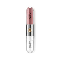 Kiko Milano Unlimited Double Touch 120, Liquid Lipstick With A Bright Finish In A Two-Step Application. Lasts Up To 12 Hours. No-Transfer Base Colour