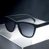 goodr A Unicorn's Calamity Polarized Sunglasses, Medium Sized (OG), Black Solid Frames with Black Non-Reflective Glare Reducing Lenses, UV400 Protection, No Slip, No Bounce