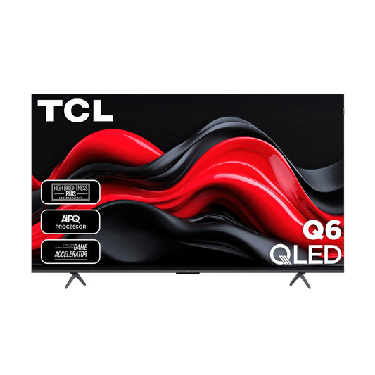 TCL 55-Inch Q65 QLED 4K UHD Smart TV with Google TV (55Q651G, 2024 Model) Dolby Vision, Dolby Atmos, HDR Pro+, Game Accelerator Enhanced Gaming, Voice Remote, Works with Alexa, Streaming Television