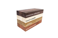 Exotic Wood Pen Blanks 12-Pack Pen Turning Supplies, DIY Pen Crafts: Bloodwood, Mexican Ebony, Jatoba, Hard Maple, 3 of Each Wood Type, 5 x 3/4 x 3/4 inches