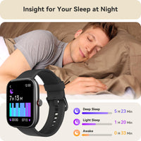Smart Watch for Women Men, Smartwatch for iPhone & Android Bluetooth (Answer/Call) Built-in Alexa, 1.91" HD Fitness Tracker with 105+ Sport Modes, IP68 Waterproof, Sleep/Heart Rate/SpO2/Stress Monitor