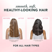 Herbal Essences Shampoo, Rose Hips + Passionfruit - Smooth Collection, Shiny Hair with Vitamin E & Jojoba, Safe for Color Treated Hair, Floral Scent, Cruelty-Free, Dermatologist-Tested, 29.2 Fl Oz