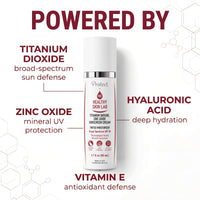 Healthy Skin Lab Protect Tinted Moisturizer SPF 50, Sheer Universal Tint, Lightweight Hydrating Mineral Sunscreen for Face, Hyaluronic Acid, Broad-Spectrum Daily SPF, Dermatologist-Tested, 1.8 oz