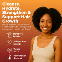 Okaga Batana Oil Shampoo & Conditioner Bundle, Citrus Shower Set, 10.15 oz