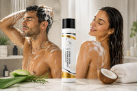 TEMBA MIAMI 3 in 1 SHAMPOO/CONDITIONER/BODY WASH, with ALOE VERA, ARGAN & COCONUT OIL, ROSEMARY EXTRACT, CAMELLIA Leaf Extract, 10 FL oz.
