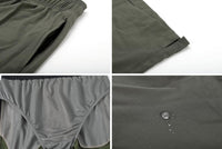 Tyhengta Men's Stretch Swim Trunks Quick Dry Beach Shorts with Zipper Pockets and Mesh Lining ArmyGreen 32