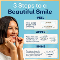 Lumineux Teeth Whitening Strips - 21 Treatments (3 Months) - Peroxide Free - Enamel Safe for Whiter Teeth - Whitening Without The Sensitivity - Dentist Formulated - Sensitivity