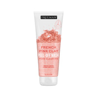 Freeman Exotic Blends French Pink Clay Peel-Off Face Mask, Pore Clearing Facial Mask, Detoxifies & Removes Impurities, Clean Skincare, For Normal & Combination Skin, 6 fl. oz./175 ml. Tube