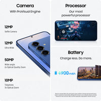 Samsung Galaxy S25+ Cell Phone, 256GB Smartphone, Unlocked Android, AI Night Mode Camera, Snapdragon 8 Elite Fast Processor, ProScaler Display, 4900mAh Battery, 2025, US 1 Yr Warranty, Navy