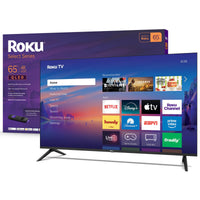 Roku Smart TV 2026 – 65-Inch Select Series, 4K QLED TV – Roku TV with Voice Remote – Flat Screen QLED Television with Wi-Fi for Streaming Live Local News, Sports, & Movies – Bluetooth Headphone Mode