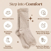 Unboxme Gifts Ultra-Luxe Cloud Socks for Women and Men - Warm, Super Soft, Cozy Everyday Sleep Socks