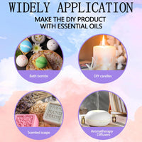 Wtrcsv Essential Oils Set - Top 15 Scents for Diffuser, Humidifier, Skin Care, Aromatherapy, Massage, Candle & Soap Making - Fragrance Gift Set (5ml)