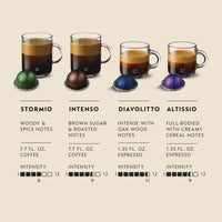 Nespresso Capsules Vertuo, Dark Assortment Variety Pack, Dark Roast Coffee & Espresso, 40-Count Coffee & Espresso Pods, Brews 7.8 oz. and 1.35oz.