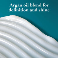 OGX Argan Oil of Morocco Curl-Defining Styling Cream, Anti-Frizz Curl Cream for Curly Hair & All Textures, Cold-Pressed Argan Oil, Paraben-Free, Sulfate-Free Surfactants, Curly Hair Products, 6 oz
