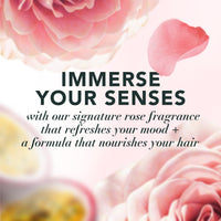 Herbal Essences Shampoo, Rose Hips + Passionfruit - Smooth Collection, Shiny Hair with Vitamin E & Jojoba, Safe for Color Treated Hair, Floral Scent, Cruelty-Free, Dermatologist-Tested, 29.2 Fl Oz