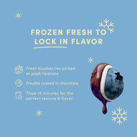 Tru Fru, Frozen, Blueberries In White And Dark Chocolate, 8 Ounce